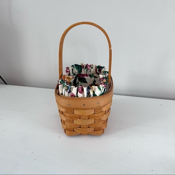 Longaberger 1995 vintage Horizon of Hope basket and accessories - Picture 4 of 12